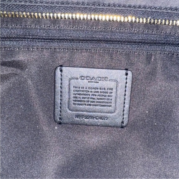 Coach Black Nylon Diaper Bag with Changing Pad *LIKE NEW* - Picture 7 of 15